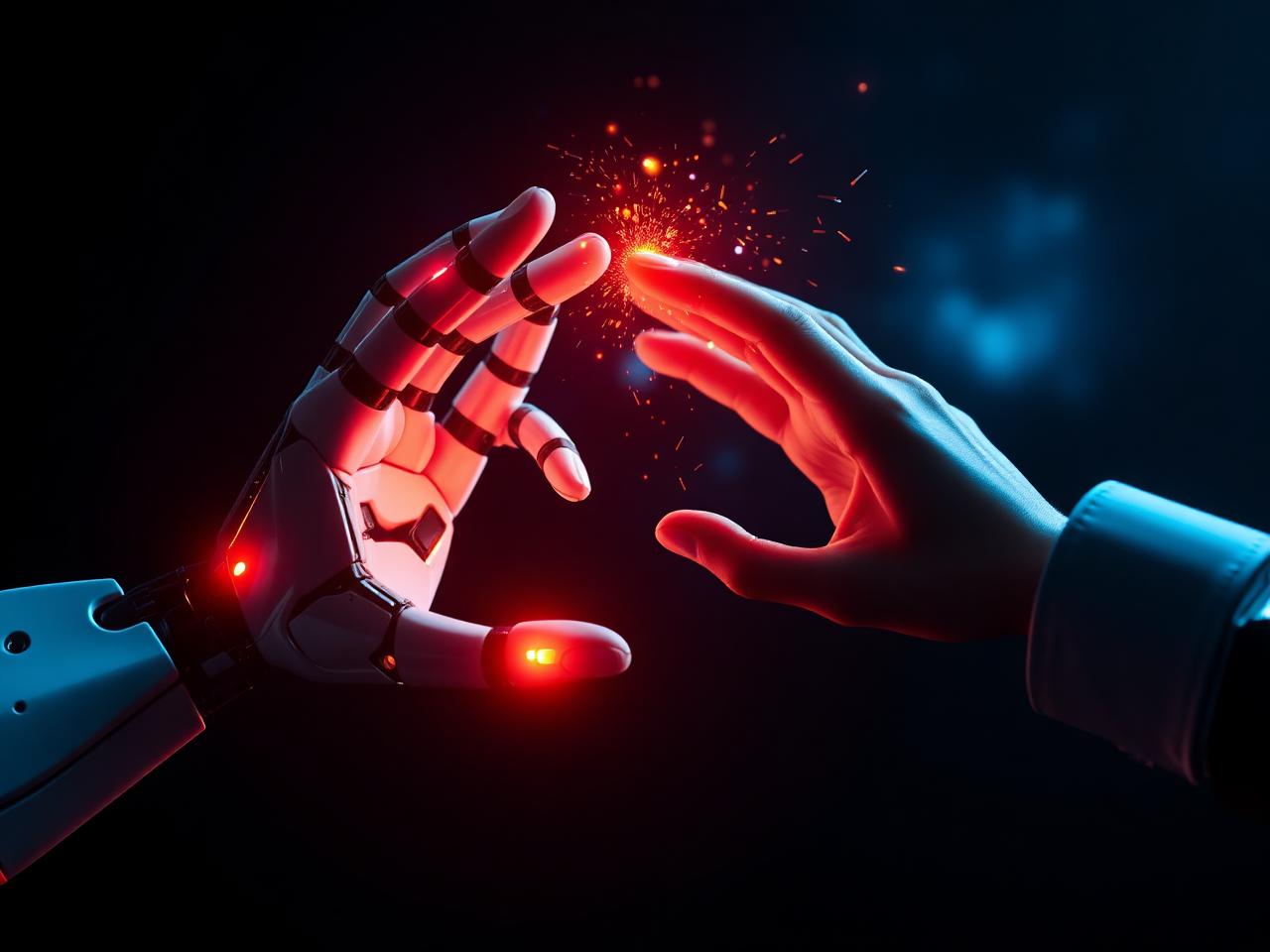 Human and robot hand collaboration